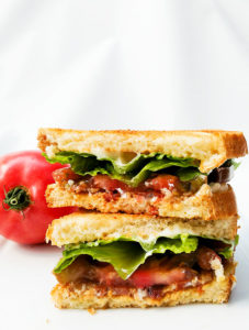 Update a classic BLT sandwich with a twist of flavored bacon or mayonnaise