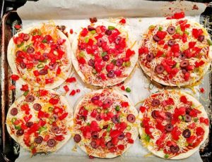 assembled copy cat taco bell mexicanpizza ready to bake